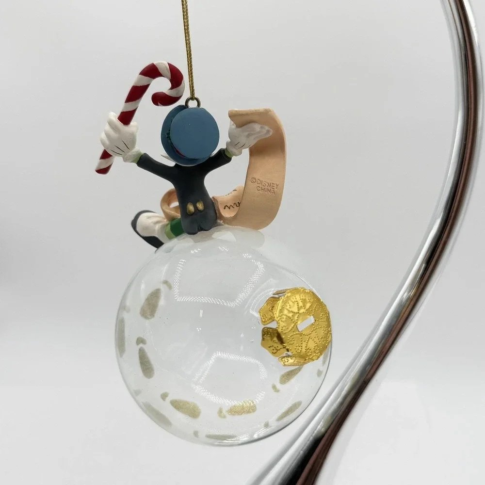 Disney Pinocchio Jiminy Cricket Naughty & Nice Christmas Ornament Buena Vista Fl